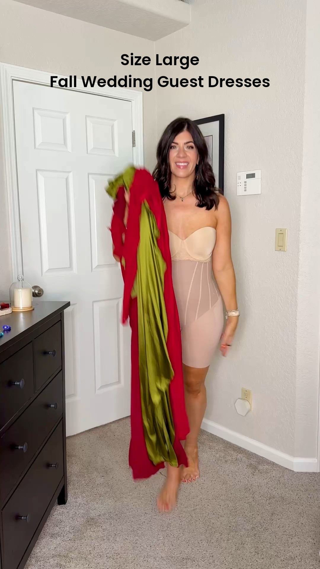 Mostly under $60 fall wedding guest dresses!
In a large in all
Large in shapewear but this style doesn’t really work for pear shapes as well as others 

midsize wedding guest dress, midsize dresses, fall wedding, fall dresses, wedding dress code, formal dresses, semi formal dresses, curvy dress, wedding guest style, size 8 style, size 10, midsize fall, trending fall style

#LTKWedding #LTKMidsize #LTKFindsUnder100