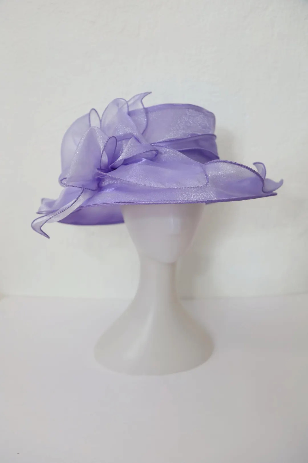 Lilac Organza Kentucky Derby Hat: Lavender Bow Wedding Fascinator | Etsy (Global)