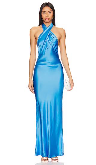 Galilea Gown in Blue Jay | Blue Wedding Guest Dress Blue Formal Dress Blue Outfit Ideas | Revolve Clothing (Global)