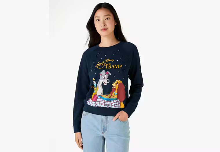 Disney X Kate Spade New York Lady And The Tramp Sweatshirt | Kate Spade (EU)