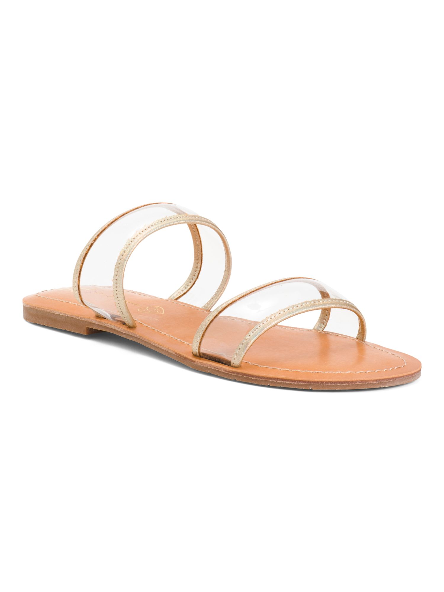 Double Banded Flat Sandals | TJ Maxx