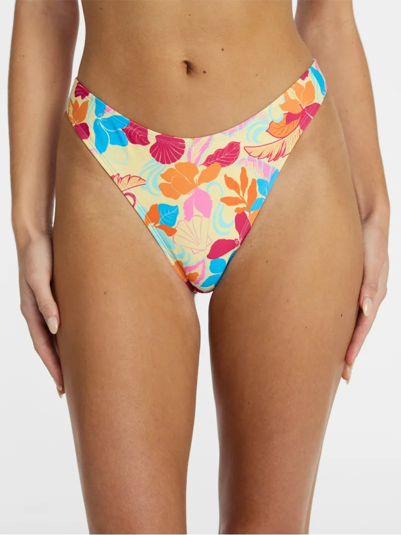 No Boundaries Bright Palms Bikini Bottoms, Women's XXS-XXL | Walmart (US)