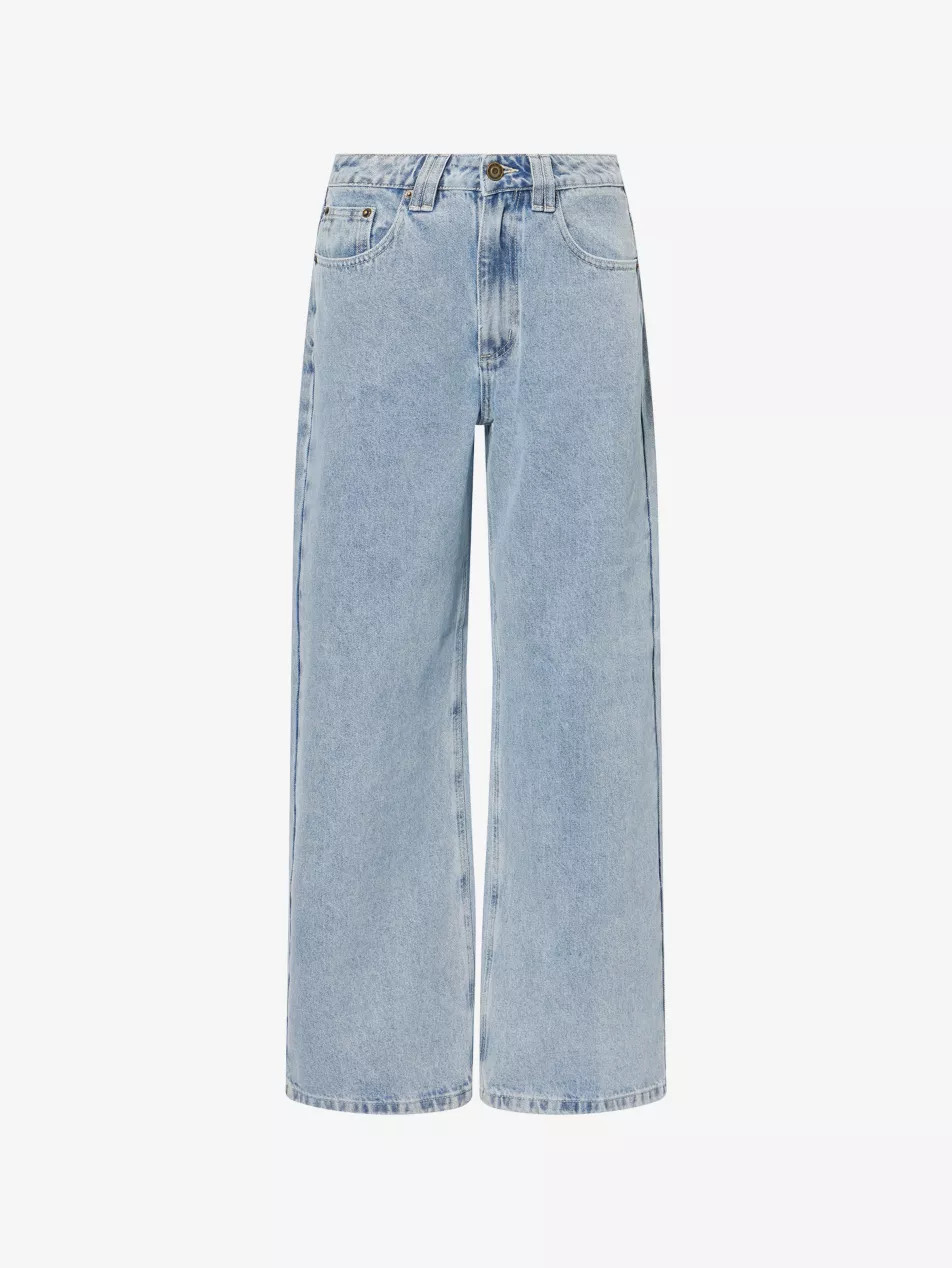 Reagan Wide-Leg Denim Jeans | Selfridges