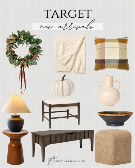 Target - New Arrivals

More of the warm and cozy accents from the TargetxStudio McGee collaboration!

Seasonal, home decor, summer, wreaths, throws, pillows, ottoman, console, entryway, lamp

#LTKSeasonal #LTKHome #LTKFindsUnder100