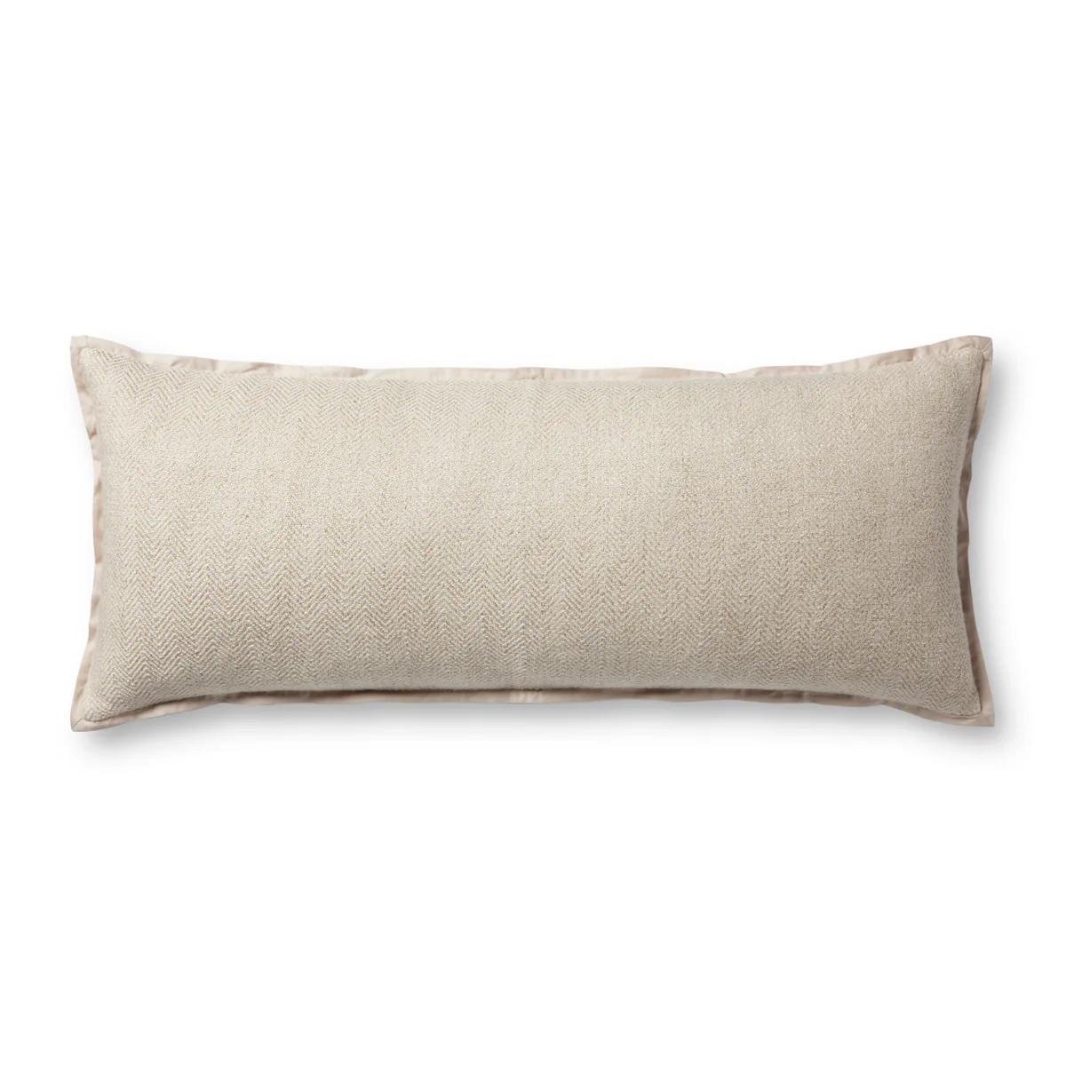 Jean Stoffer x Loloi Flange Pillow Oatmeal | Stoffer Home