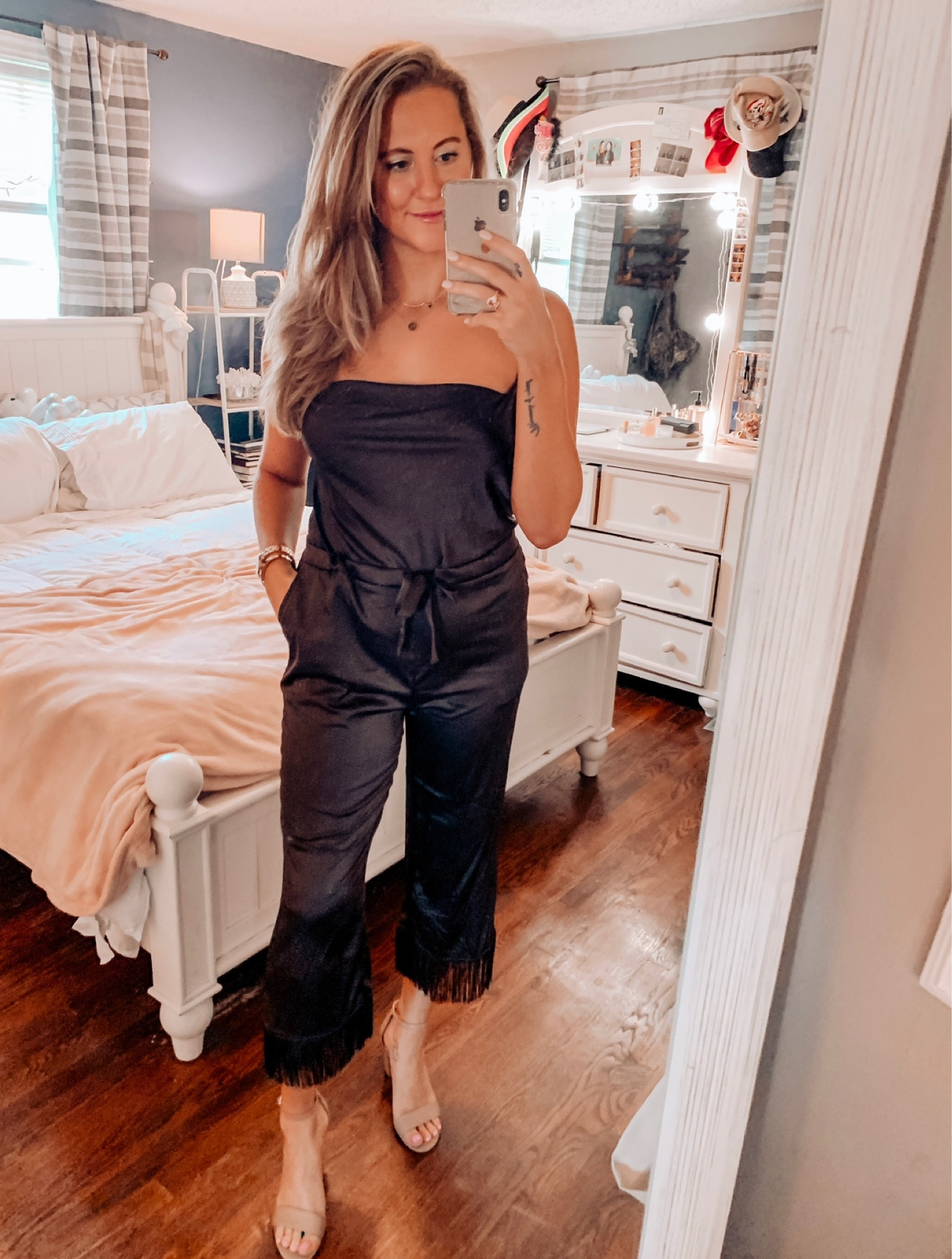 Kittenish jumpsuit! Linked similar items. Perfect for layering for fall + beige heels! Sam Edelman, Amazon, revolve!

#LTKstyletip #LTKSeasonal #LTKfindsunder100