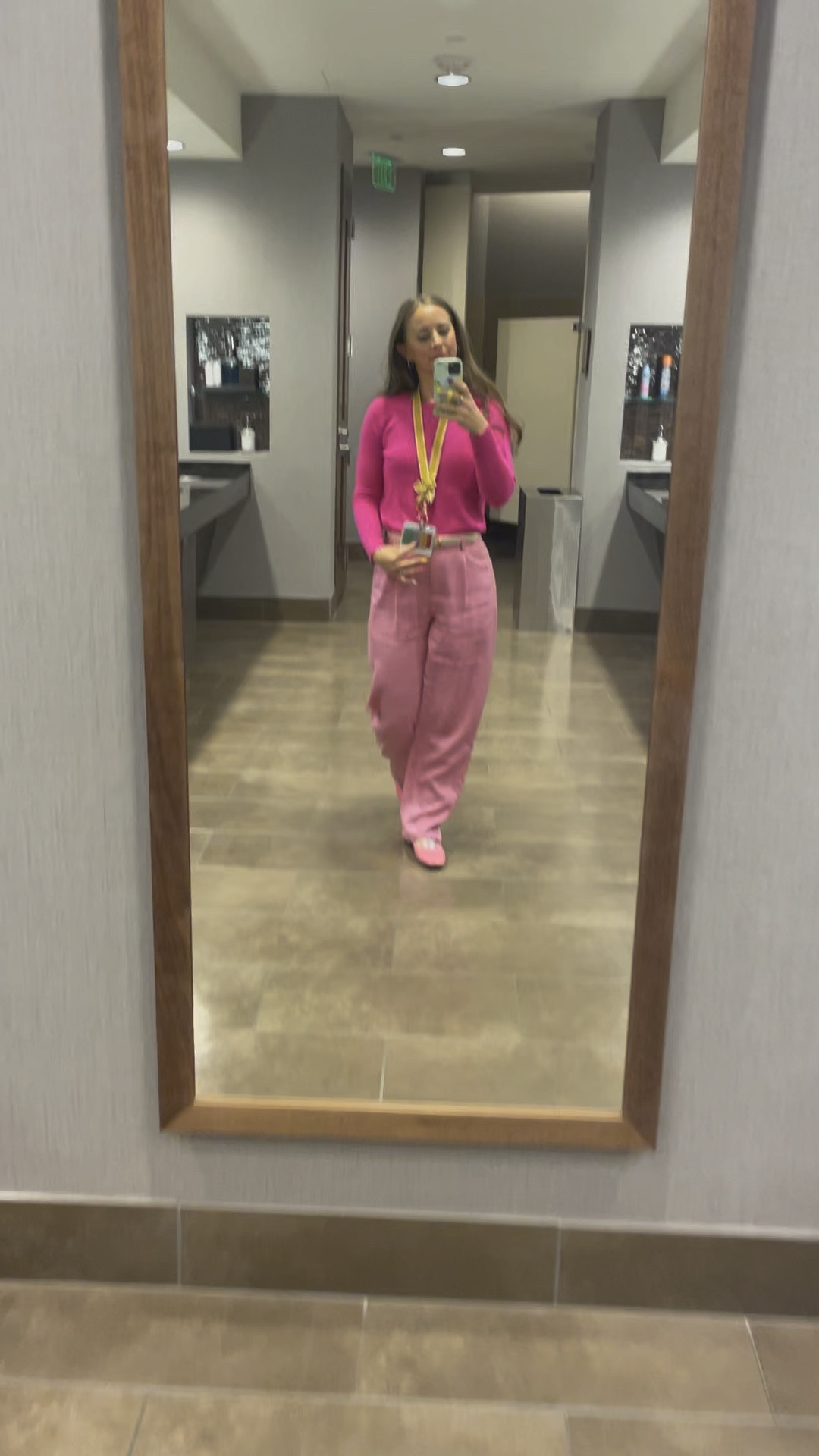 The pants I linked are the exact pants.  It just gave a thumbnail of the black version!

The shoes are the pink version of the ones linked!

The cute socks are from So k Candy, which I’m not able to link here!

#LTKWorkwear #LTKOver40 #LTKShoeCrush