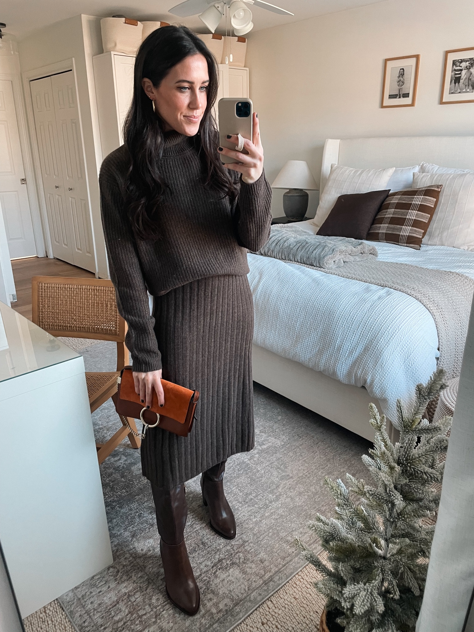 Holiday skirt and sweater combo
Quince turtleneck medium
Midi skirt smalll

#LTKstyletip #LTKSeasonal #LTKHoliday