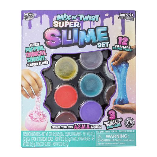 mix n' twist super slime set 12-count | Five Below