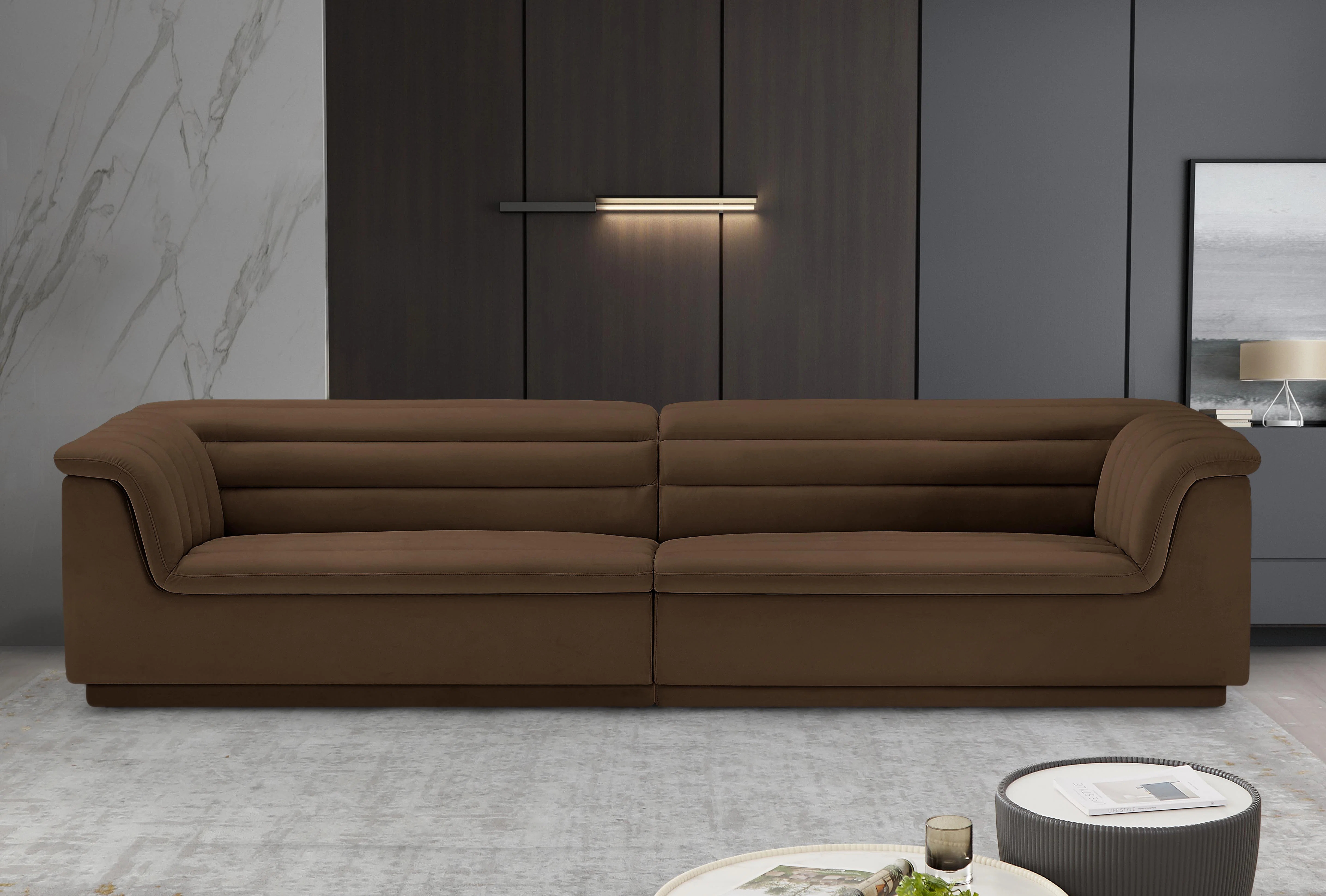 Huzaifah 118'' Upholstered Sofa | Wayfair North America