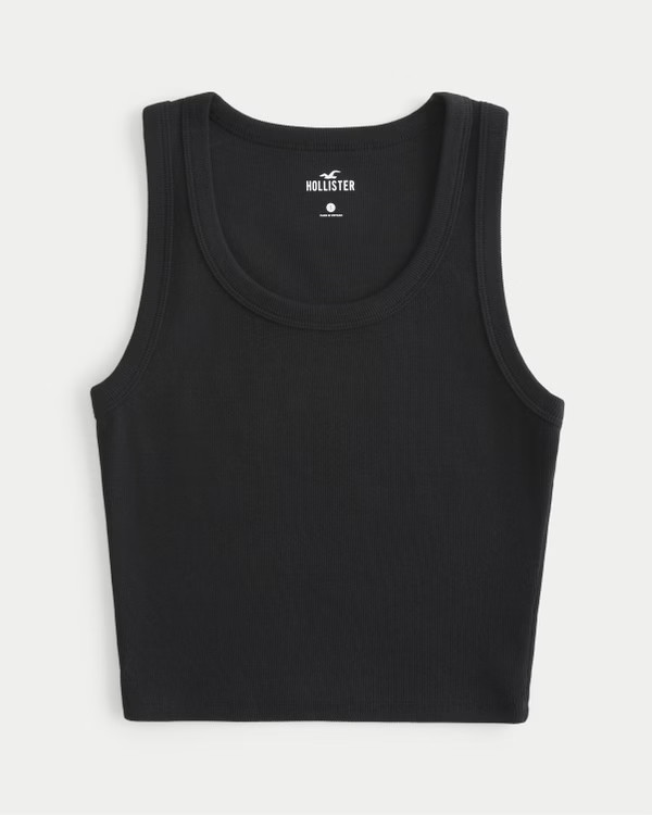 Ribbed Scoop Tank | Hollister (US)