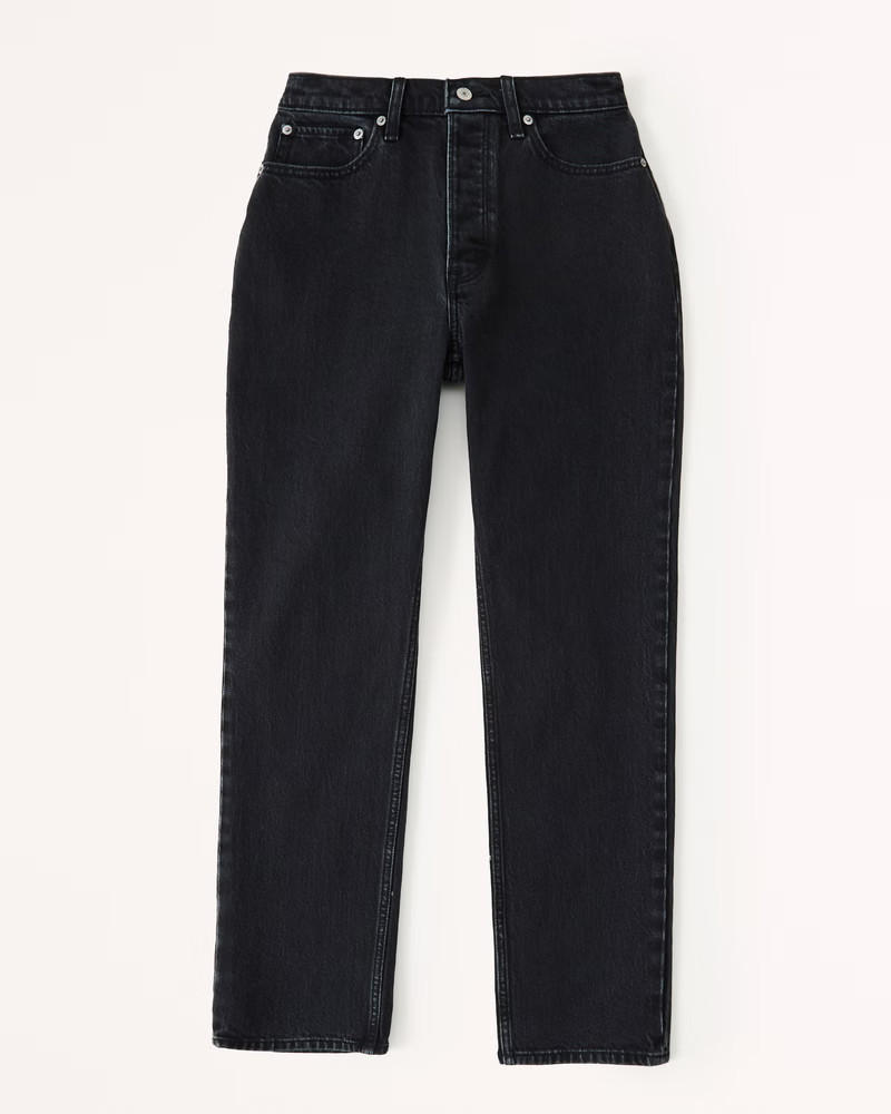Women's Curve Love High Rise Dad Jeans | Women's Bottoms | Abercrombie.com | Abercrombie & Fitch (US)