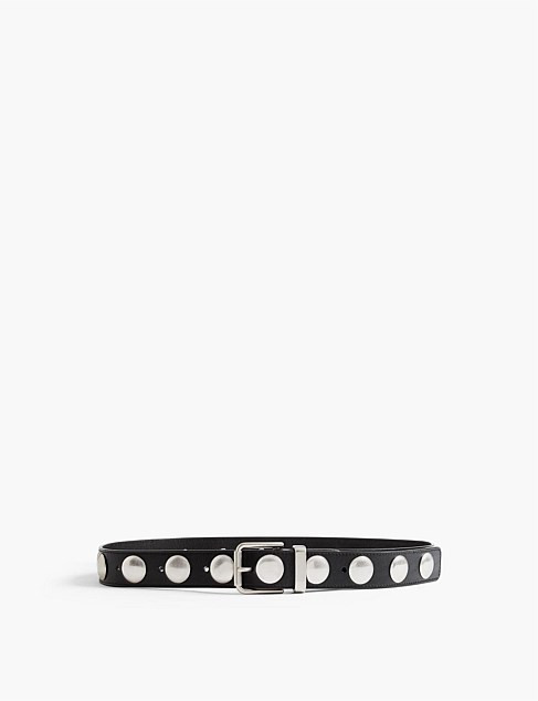 Witchery Studded Leather Belt | David Jones | David Jones (Australia & New Zealand)