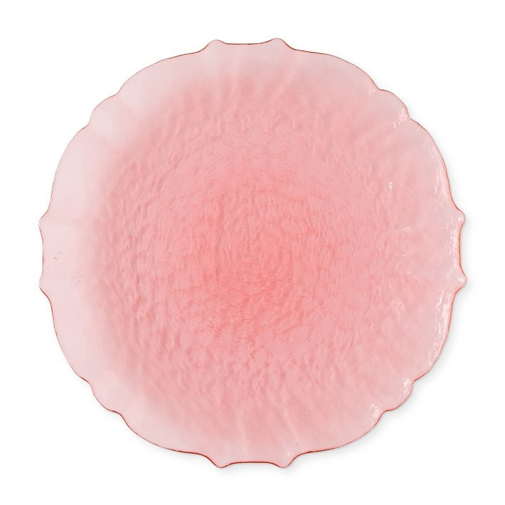 Scallop Glass Charger | Williams-Sonoma