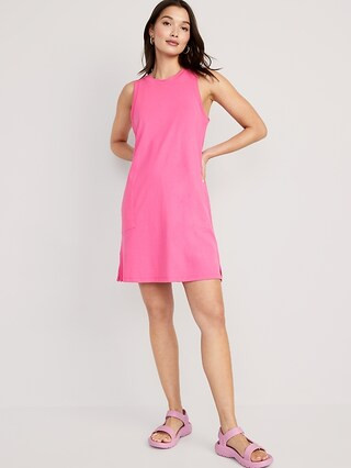 Sleeveless Vintage A-Line Mini Shift Dress for Women | Old Navy (US)