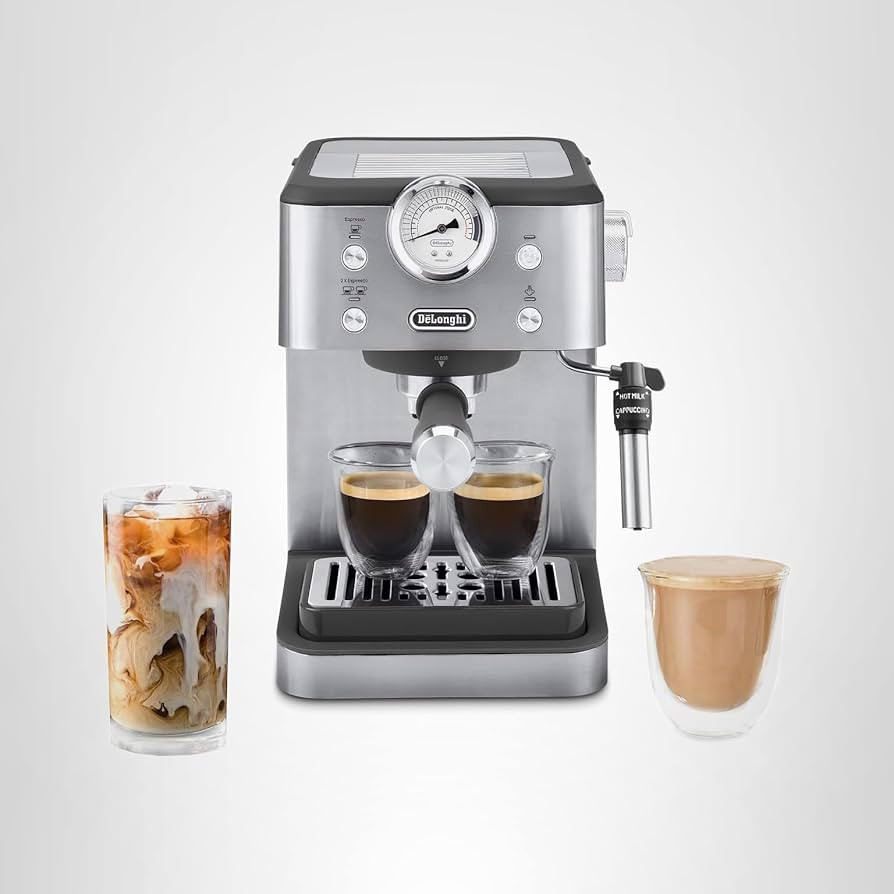 De’Longhi Classic Espresso Machine with Milk Frother, 15-Bar Pump & Temperature Control - Baris... | Amazon (US)