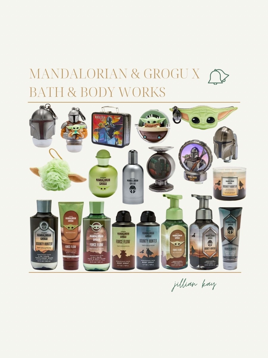 New: The Mandalorian and Grogu collection at Bath & Body Works! 💫 

Accessories, bath and body care, air fresheners and more! 

Ig: @jkyinthesky 

#starwars #starwarslife #starwarsfan #starwarsgirl #themandalorian #grogu #babyyoda #selfcare #beauty #disney

#LTKgrwm #LTKSeasonal #LTKBeauty