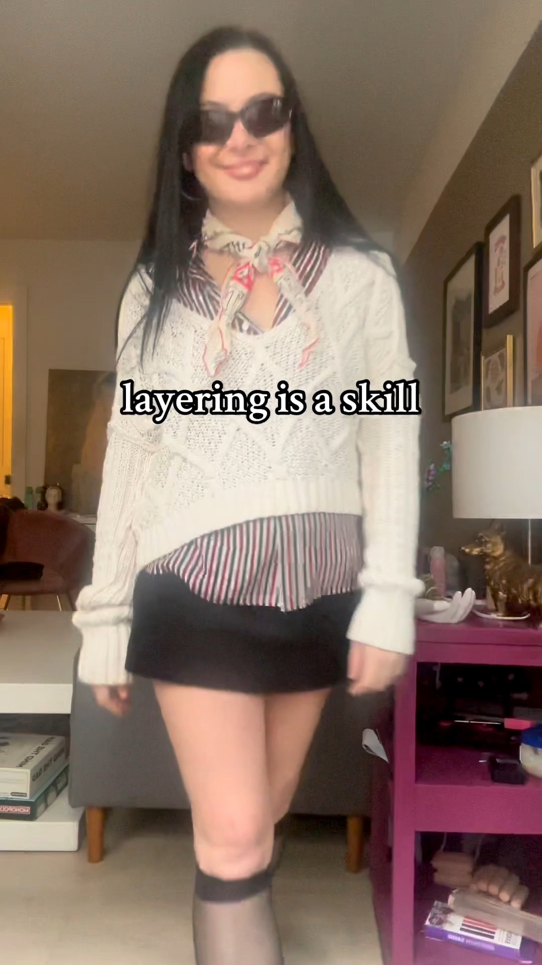 Working on my layering skills - makes me want more sweaters, vests and vintage button downs. This sweater is older free people in a XS - I linked a similar one! 

#LTKSeasonal #LTKPetite #LTKWorkwear