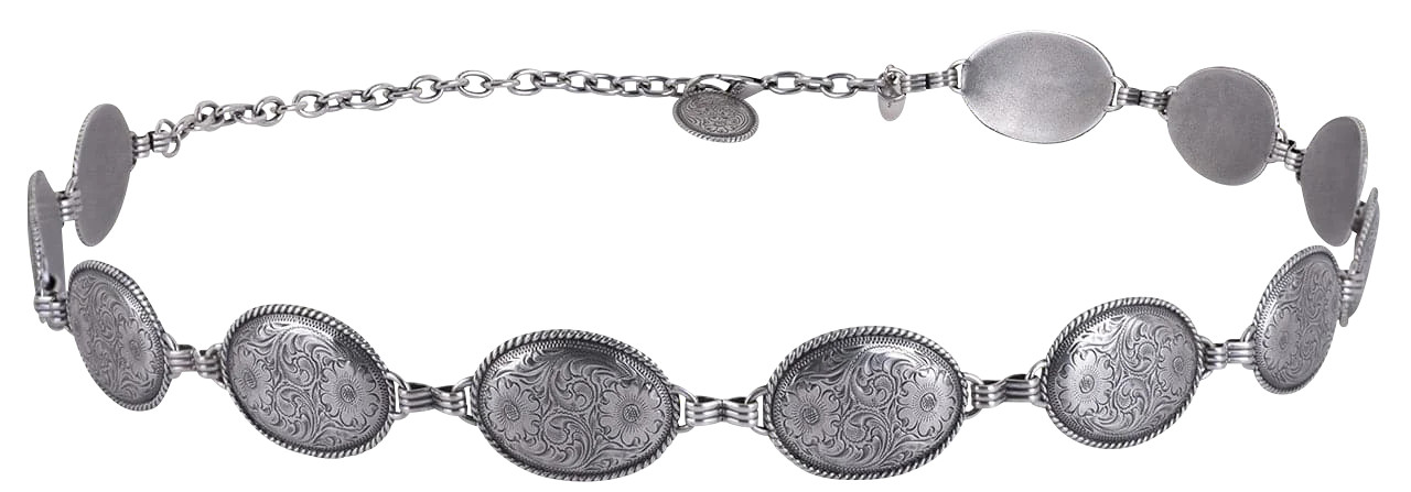 Tony Lama Western Silver Concho Belt | Pinto Ranch | Pinto Ranch