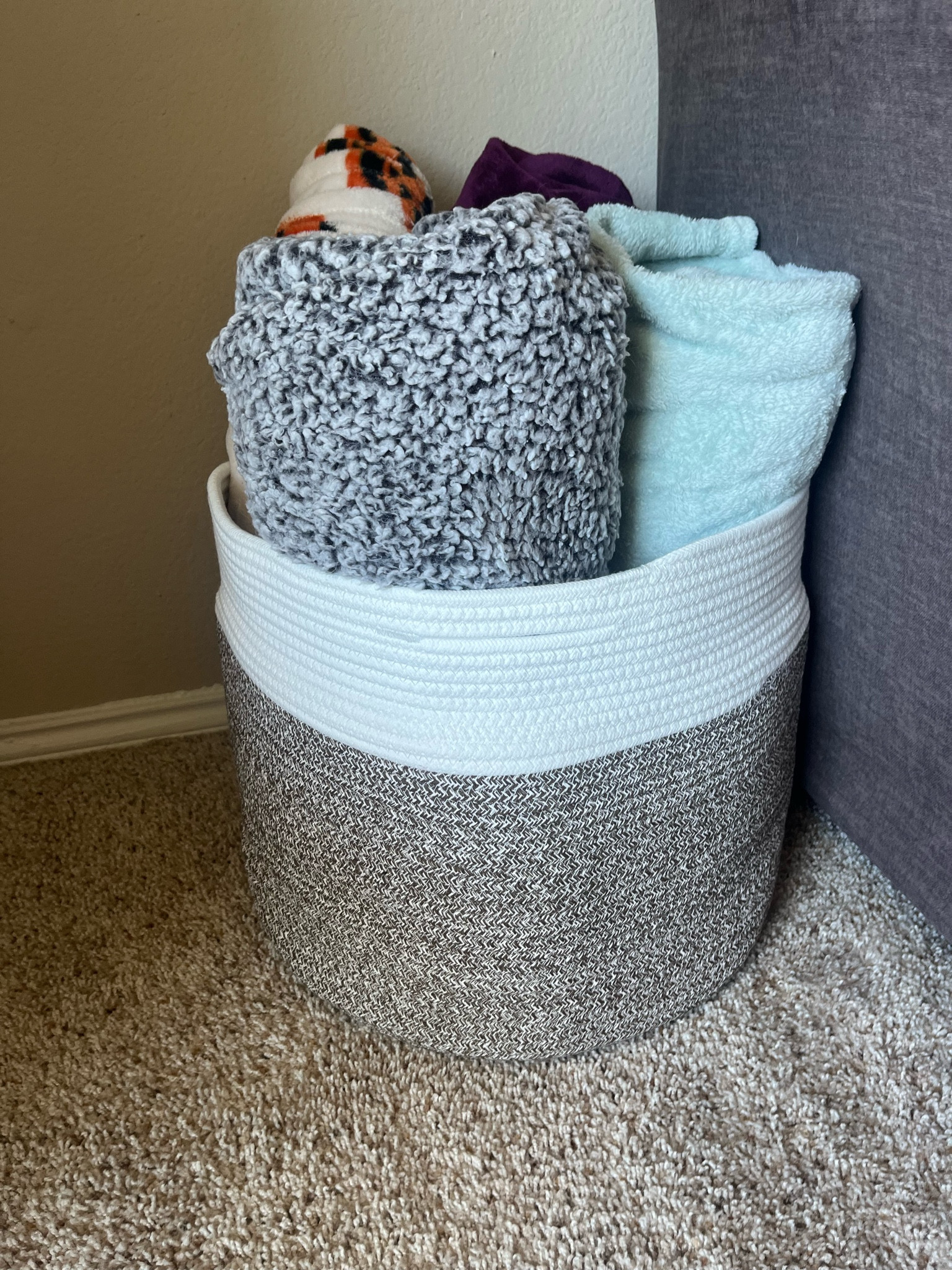 Rope basket for blankets 

Home decor  throw blankets  baskets 

#LTKhome #LTKSeasonal #LTKstyletip