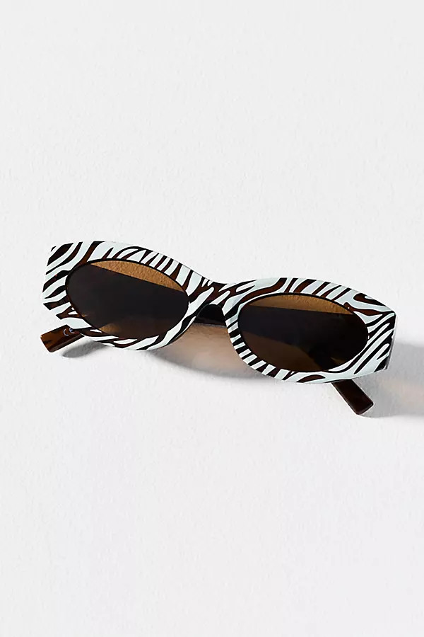 Oval Slim East-West Sunglasses | Anthropologie (US)