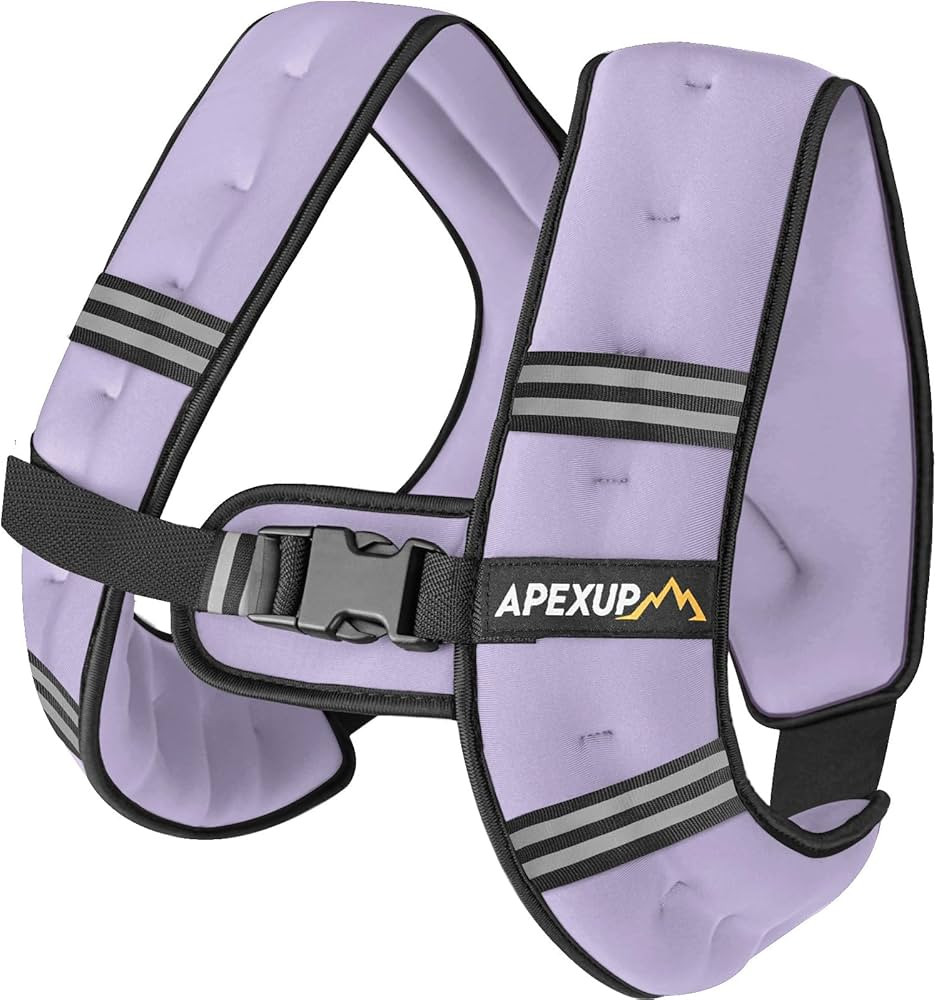 APEXUP Weighted Vest with 5lbs/10lbs/15lbs/20lbs/25lbs/30lbs Weights and Reflective Stripe, Weigh... | Amazon (US)