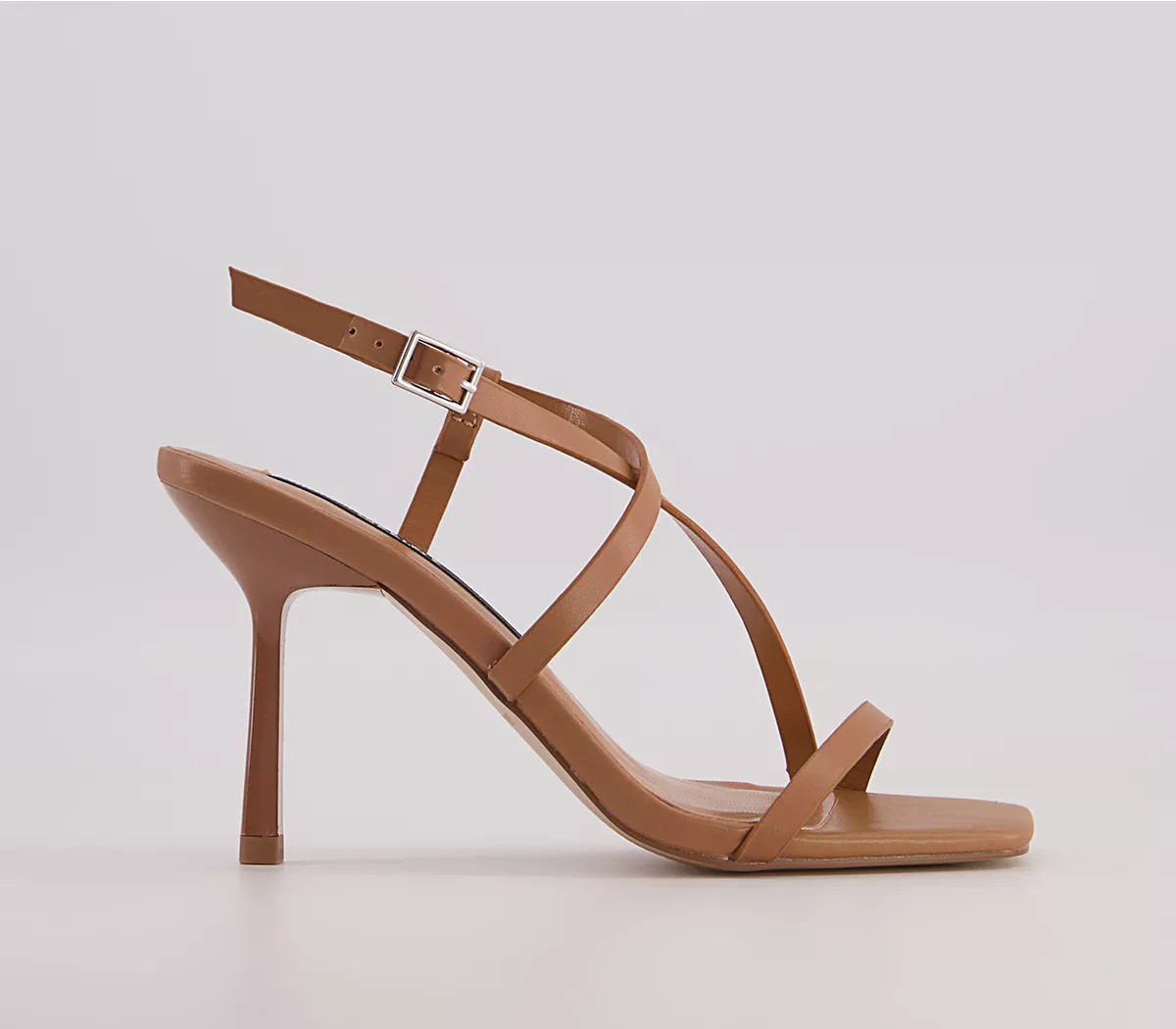 Office
								Malorie Strippy Heeled Sandals
								Camel | OFFICE London (UK)