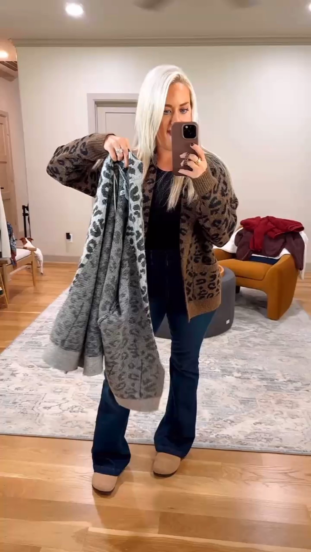 Walmart fall new arrivals. Love the leopard print cardigan and these jeans will always and forever be the best bootcut jeans. Cardigan / medium Jeans / size 8

#LTKFindsUnder50 #LTKStyleTip #LTKSeasonal