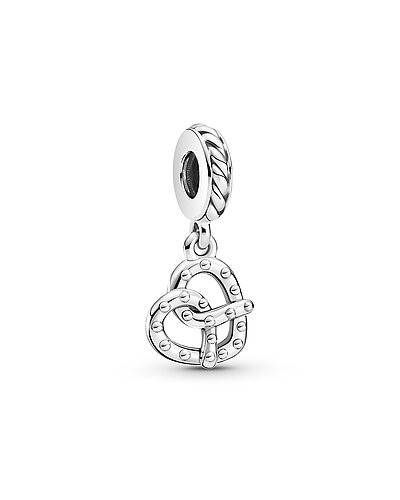 Moments Silver Pretzel Dangle Charm | Rue La La