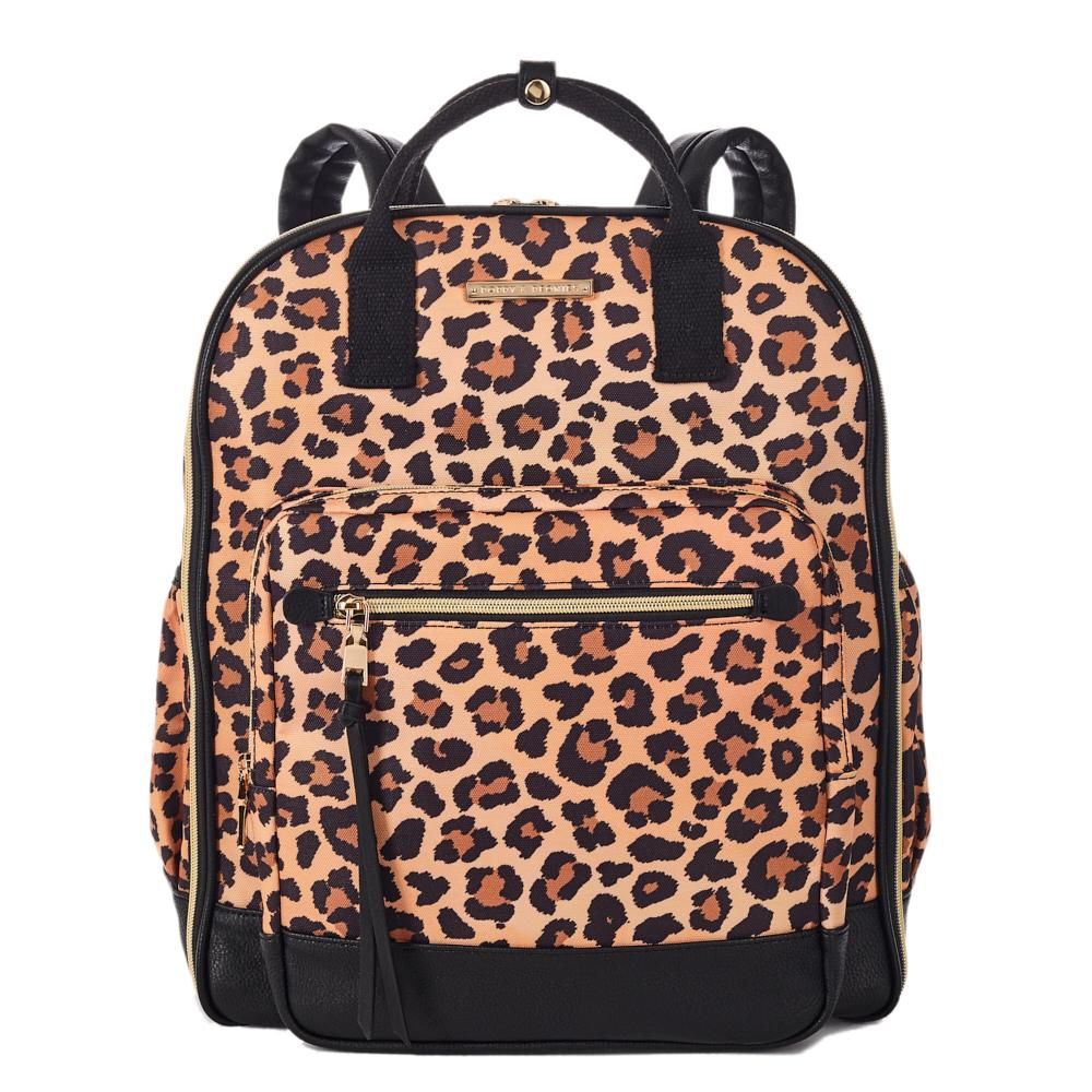 the CHARLIE BACKPACK leopard | Poppy & Peonies