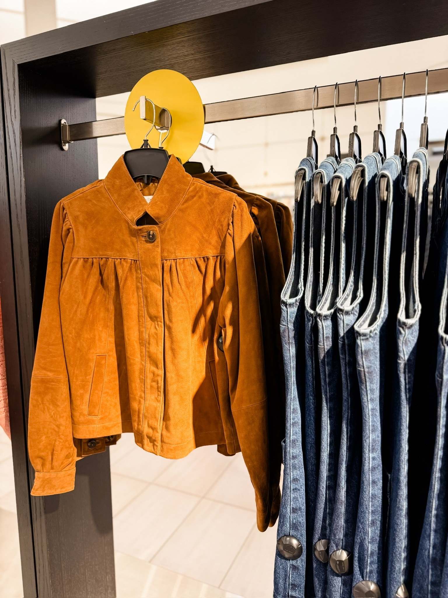This suede balloon sleeve jacket included in NSALE 😍 obsessed! Has such a chic 70s vibe that could be a go to for so many looks! Love the single button closure 👏🏻 

Loverly grey, Nordstrom sale, nsale 2026, 70s chic style fashion, women’s clothing sale, fall layering pieces, sale suede jackets

#LTKSeasonal #LTKSaleAlert
