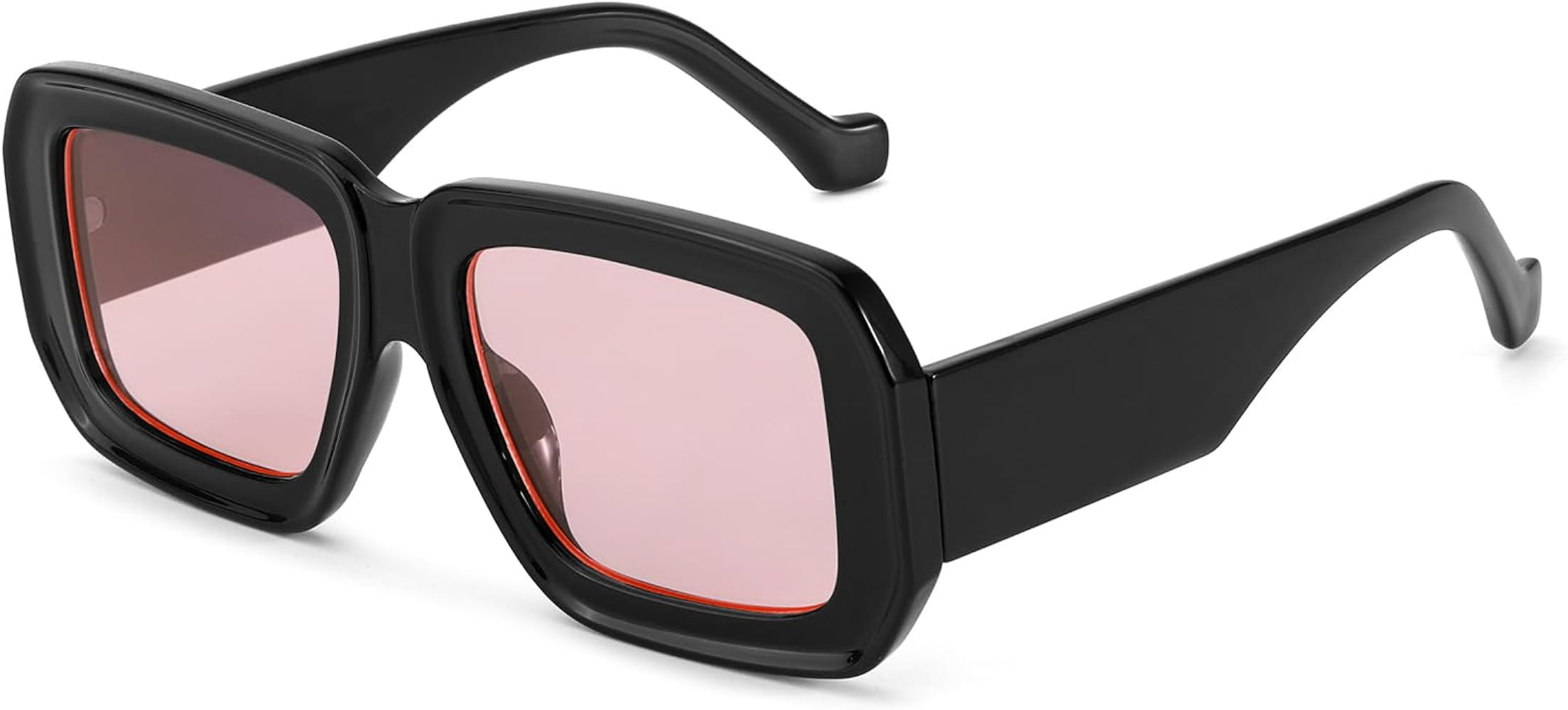 SODQW Oversized Chunky Square Sunglasses for Women Designer Shades UV400 | Amazon (US)