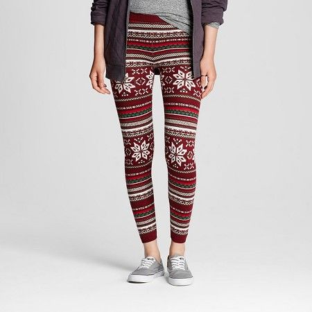 Women's Patterned Legging Holiday Pattern - Mossimo Supply Co.™ (Junior's) | Target
