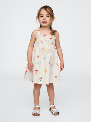 Baby & Toddler Smocked Bow-Strap Dress | Gap (US)