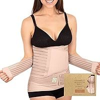 3 in 1 Postpartum Belly Support Recovery Wrap – Postpartum Belly Band – After Birth Brace – Slimming | Amazon (US)