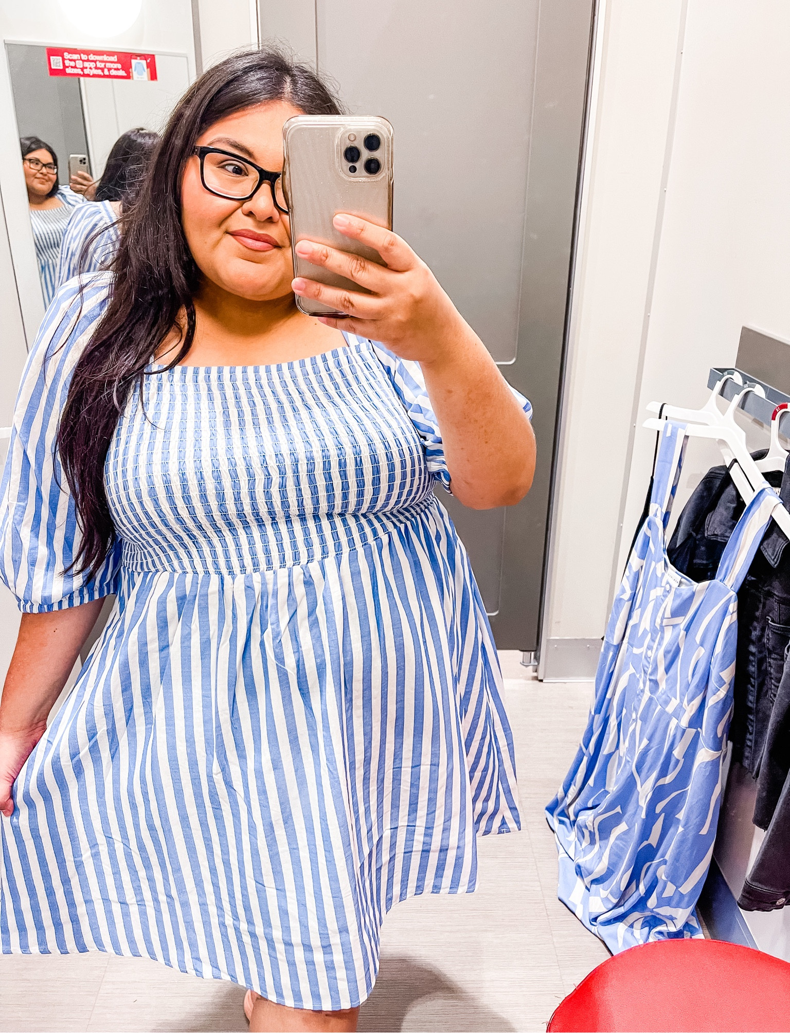 This gorgeous smocked dress is so comfy! Wearing a 2x! 
Summer dress, white and blue dress, beach dress, vacation dress, target style, target sale, target plus size, target finds, target fashion, plus size outfits, plus size style #ltkseasonal #ltkfind 

#LTKcurves #LTKunder50 #LTKstyletip