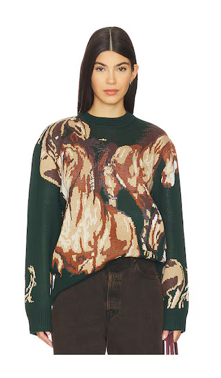 Wild Horses Sweater in Emerald Green | Revolve Clothing (Global)