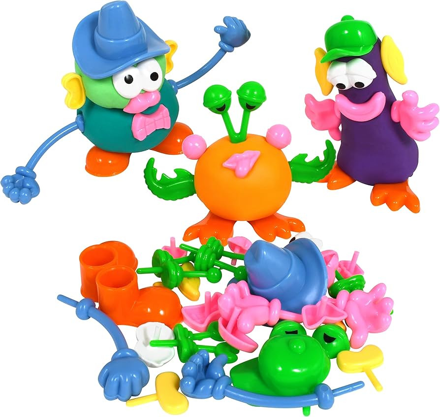 READY 2 LEARN Dough Character Accessories | Set of 52 | 21 Different Shapes | Dough Toys for Kids... | Amazon (US)