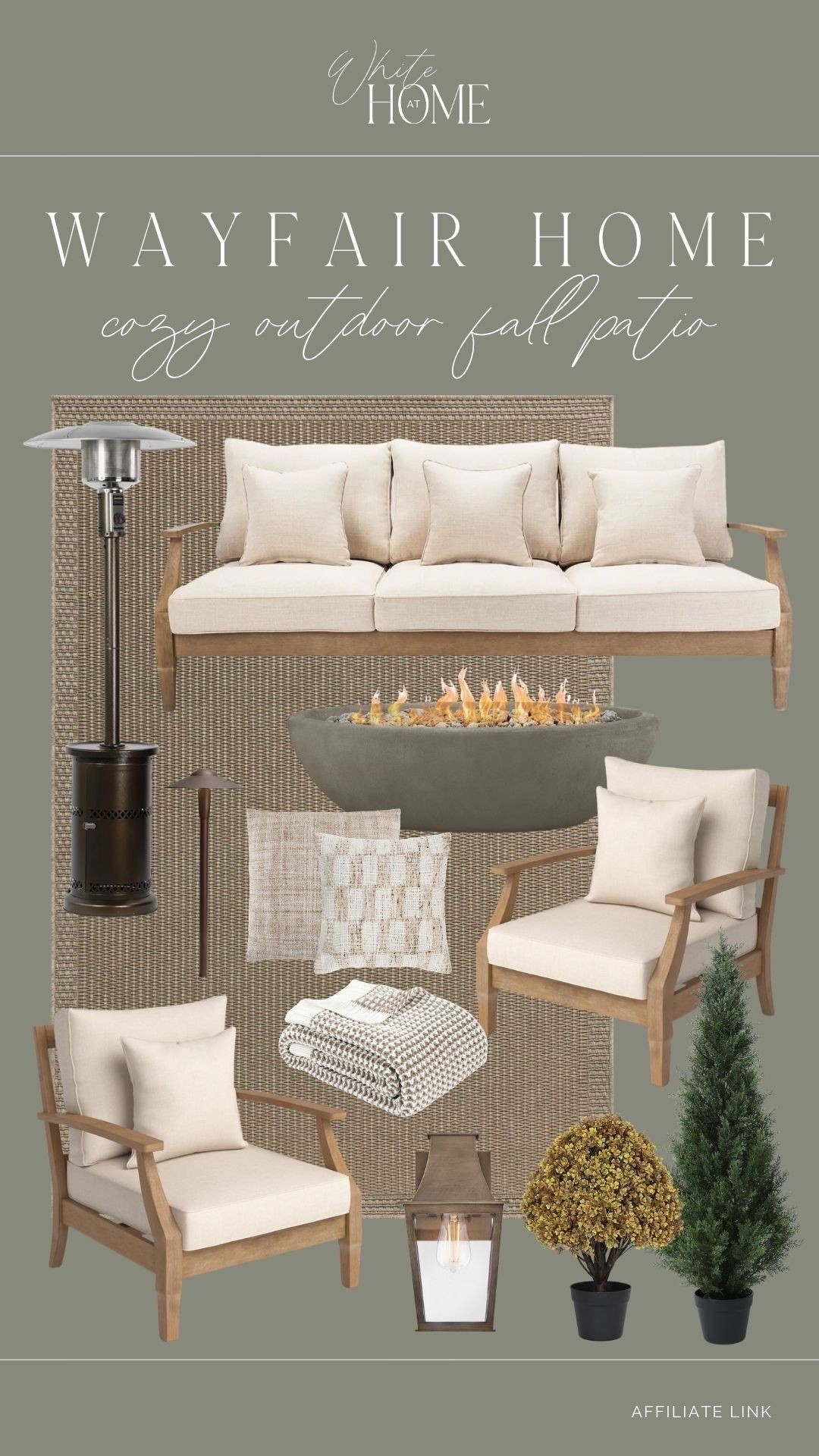 If you’re wanting to make your outdoor patio cozy for the fall, I’m loving these pieces! Add some throws, pillows and blankets, style in faux or real autumn plants, and for extra heat a standing heater is always a great idea!

#LTKHome #LTKSeasonal