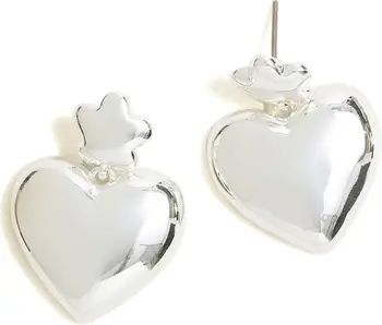 Madewell Puffy Heart Statement Earrings | Nordstrom | Nordstrom