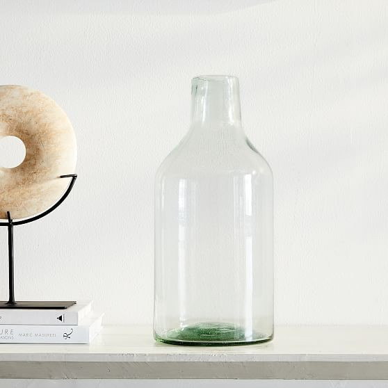 Pure Glass Vase, Jug, Clear, One Size | West Elm (US)