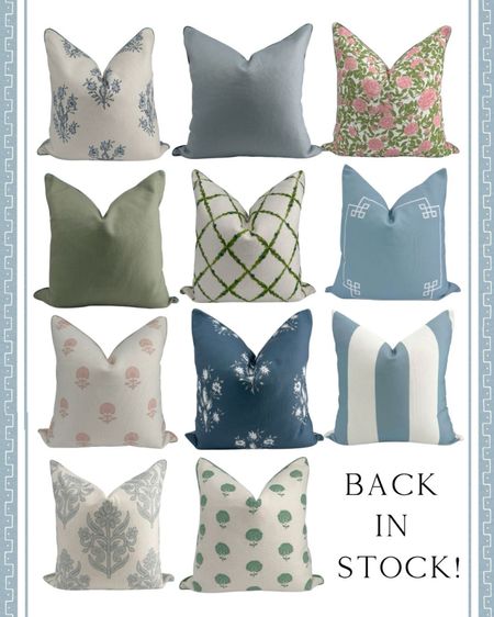 Indoor and outdoor classic pillow covers! The ones shown are 20”x20”. I like a 22” insert for them. Linking my favorite indoor and outdoor inserts too  


Lattice pillow Amazon pillows jillien harbor 

#LTKhome #LTKMostLoved
