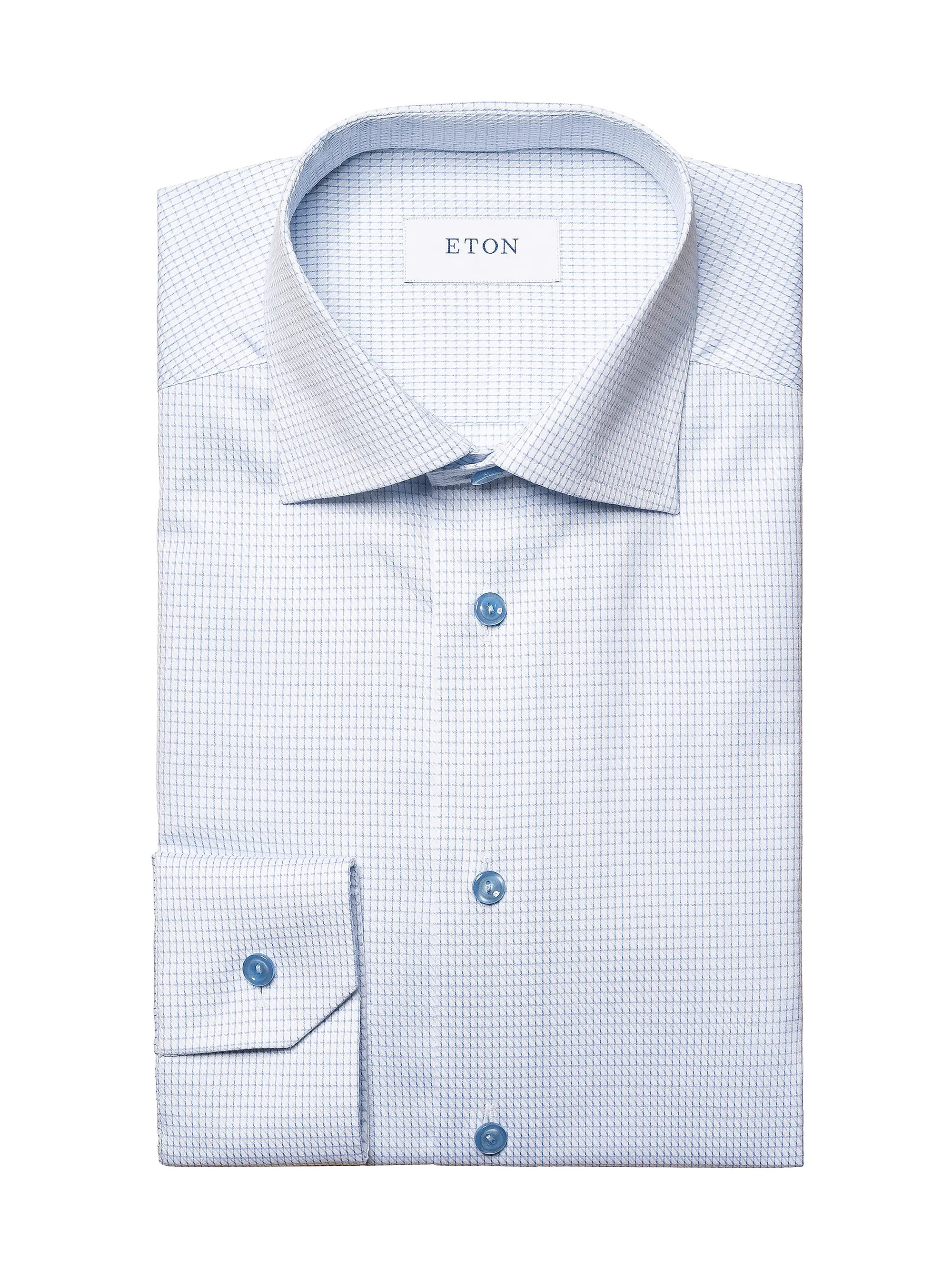 Slim-Fit Micro Check Shirt | Saks Fifth Avenue