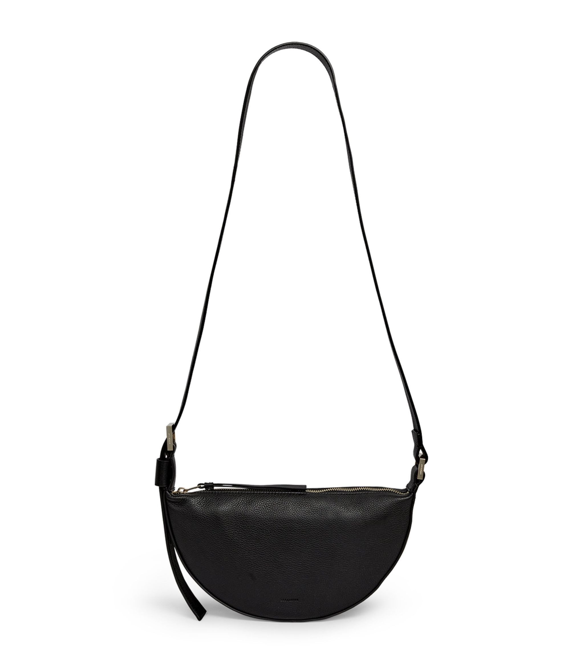 Leather Half Moon Cross-Body Bag | Harrods