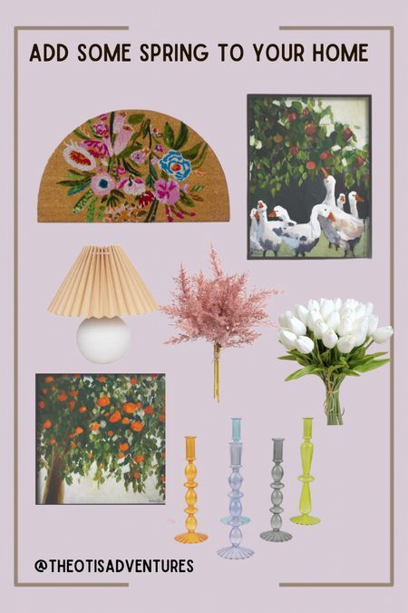Add some Spring decor to your home! Everything is so reasonably priced too. Adorable Spring Home Decor. #springdecor #springstyle #springhome #fauxflowers #springart

#LTKhome #LTKSeasonal #LTKFind