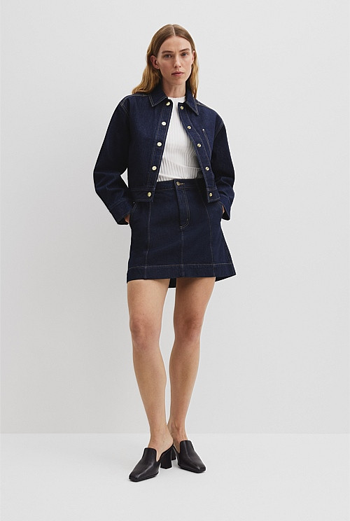 Denim Mini Skirt | Country Road
