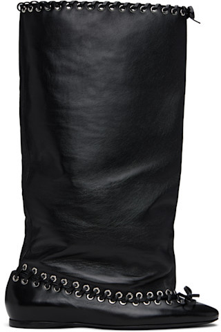 ALL-IN - Black Level Flat Boots | SSENSE