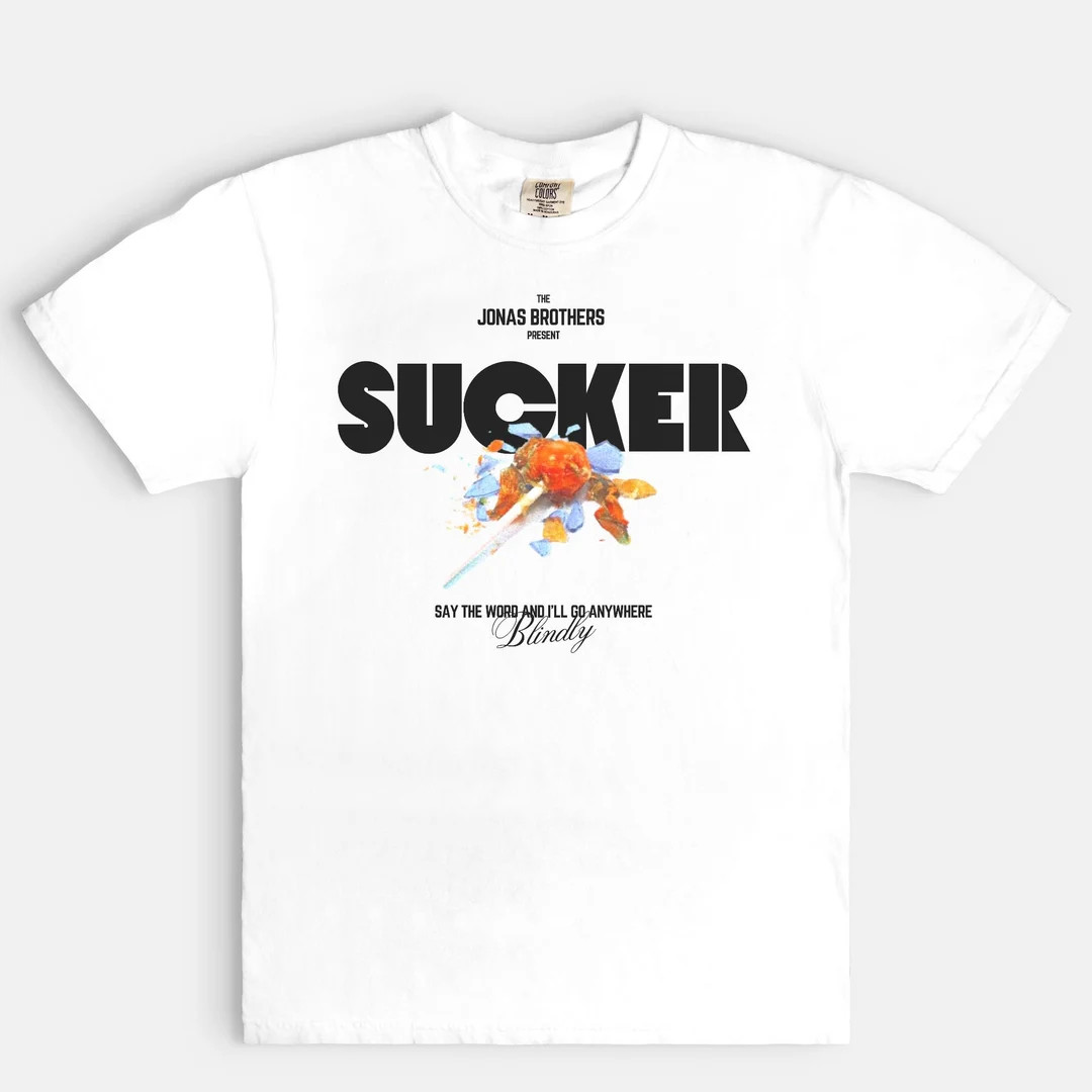 Jonas Brothers Merch  Sucker for You Retro Tee  Jobros - Etsy | Etsy (US)