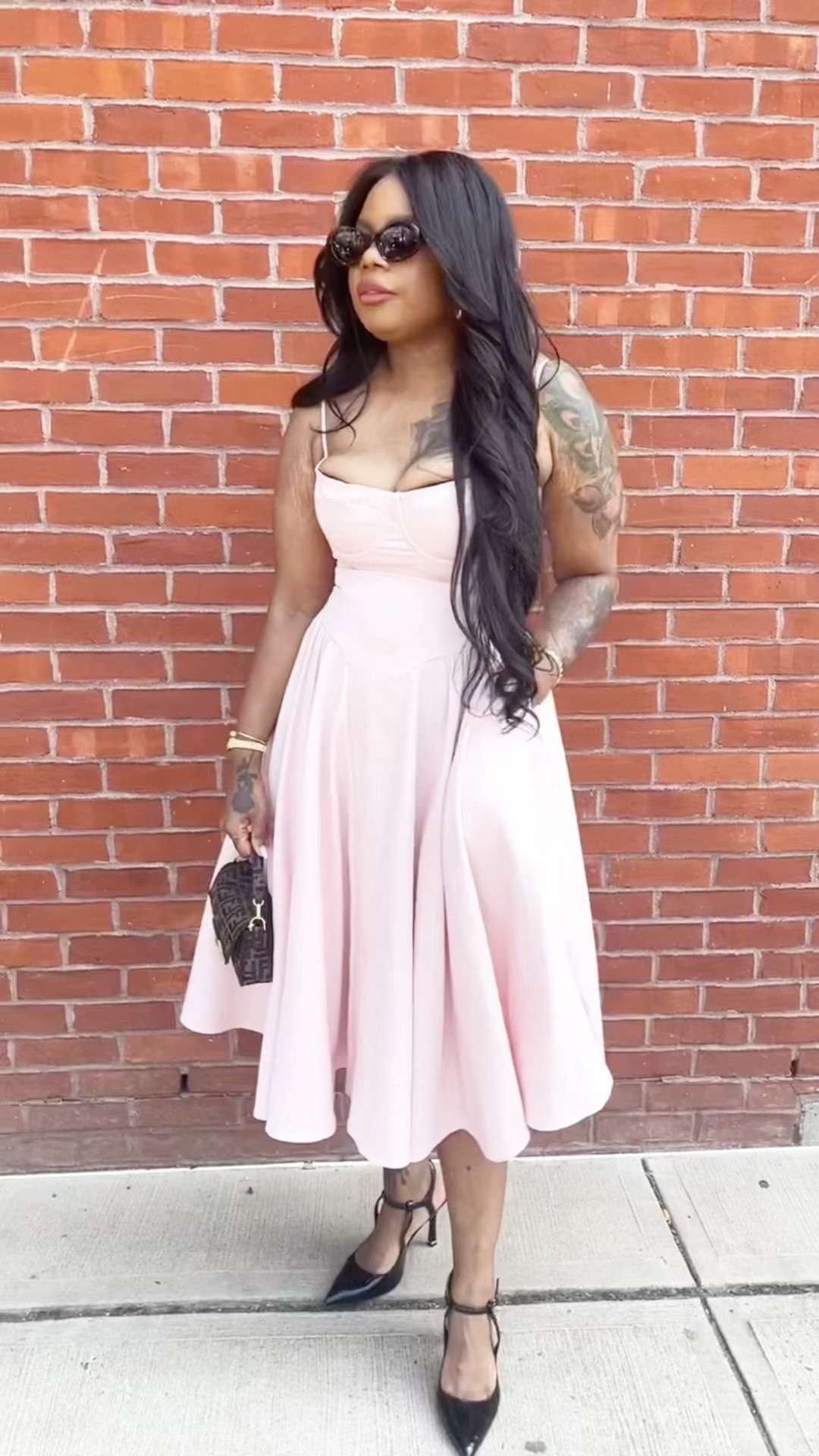 Today, I’m showcasing this stunning pink dress that makes me feel absolutely fabulous. Perfect for a sunny day out, this dress features delicate spaghetti straps and a flattering fit-and-flare design. Paired with chic black heels and a stylish handbag, this outfit is all about elegance and confidence.

#LTKOver40 #LTKMidsize #LTKStyleTip