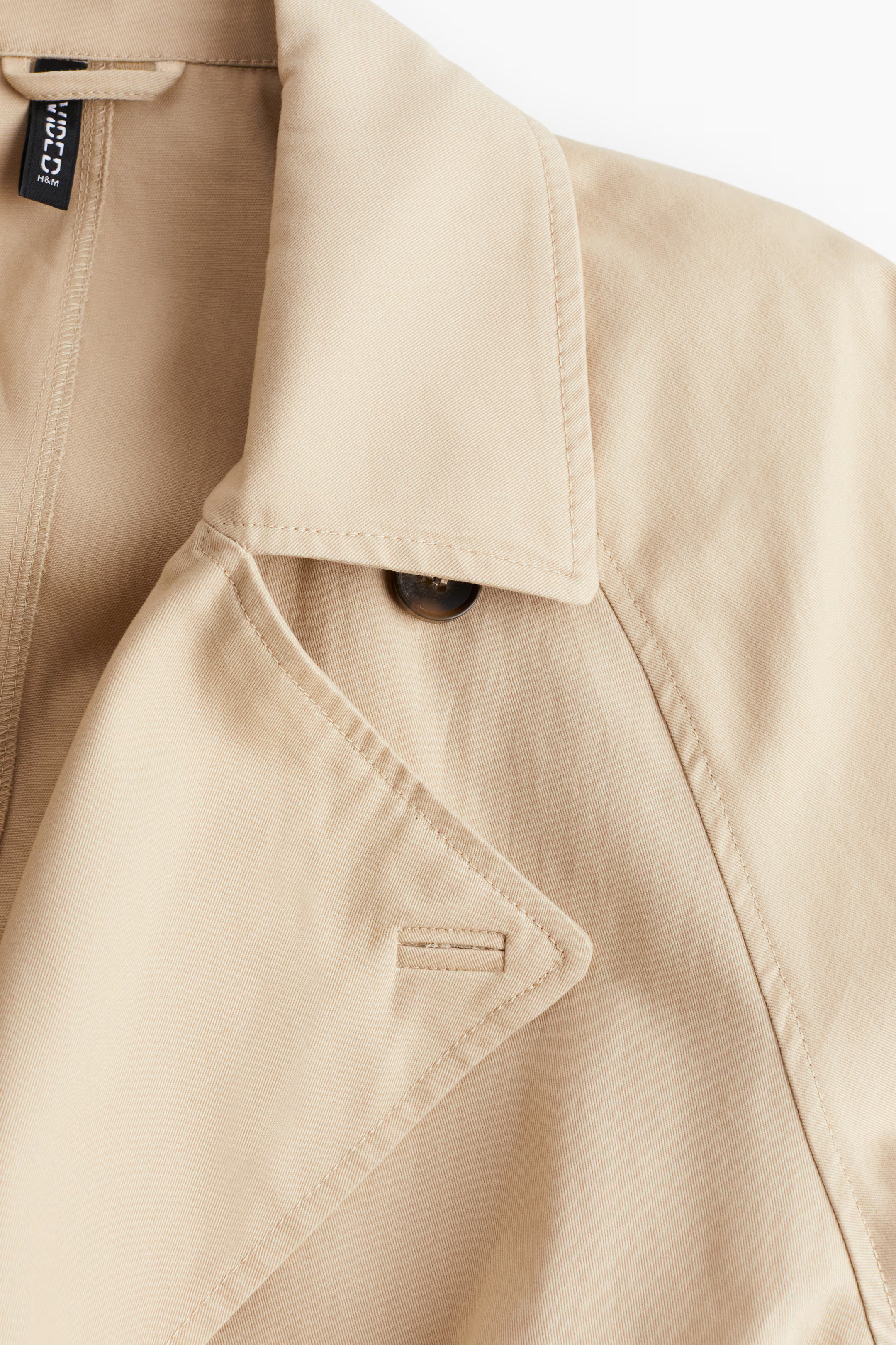 Shoulder-Pad Trench Coat | H&M (US + CA)